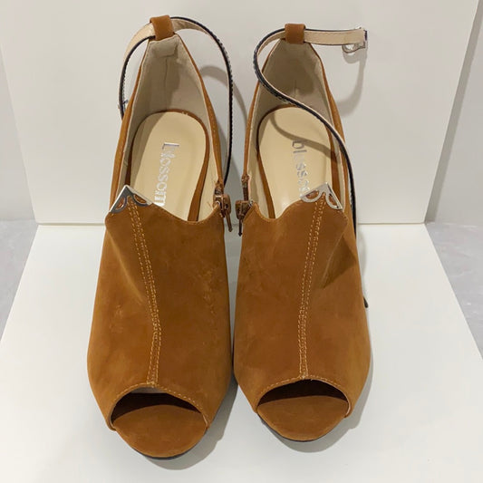Blossom Footwear - Brown Suede Heels Size 39