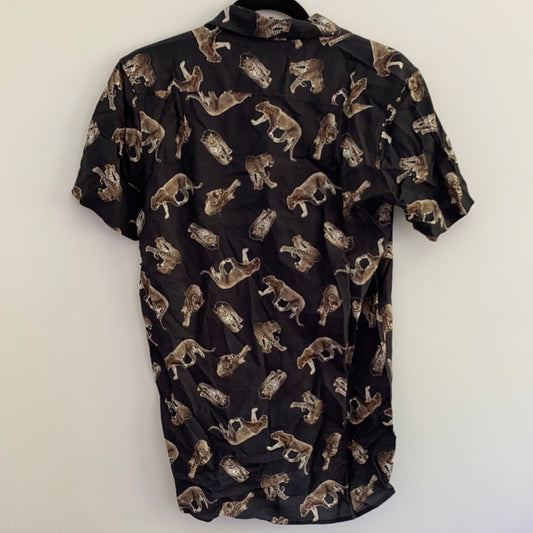 Staple Superior Leopard Print Shirt Size XS
