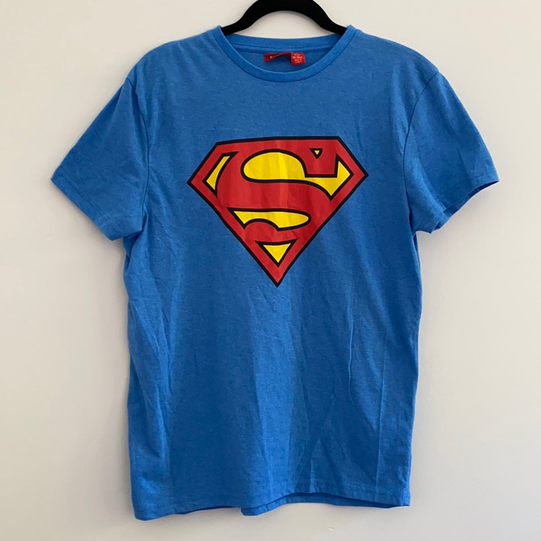 Superman Blue T-Shirt Size L